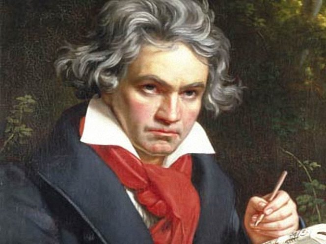Ludwig van Beethoven. foto identi