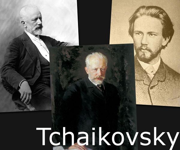 Tres momentos de Tchaikovsky. foto classical