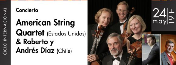 American String Quartet y los hermanos Díaz. foto patagoniavirgin