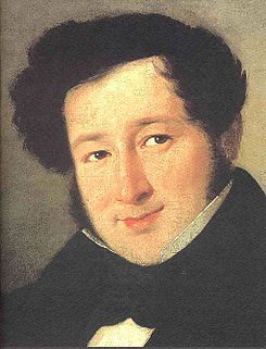 Gioacchino Rossini joven. foto wikipedia