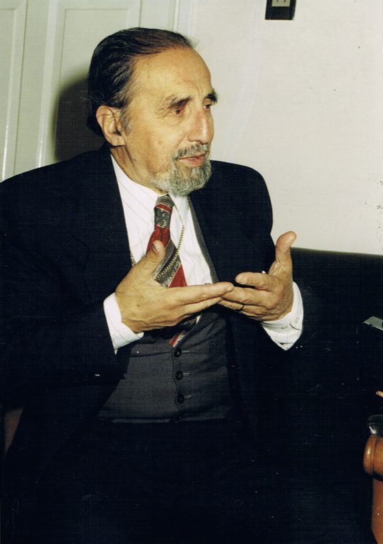 Mario Baeza Gajardo, Director fundador del Coro de la Universidad de Chile. foto redcoral